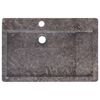 vidaXL Umivaonik sivi 58 x 39 x 10 cm mramorni