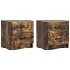 vidaXL Noćni ormar 2 kom. Dimljeni hrast 43 x 34,5 x 44,5 cm