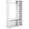 vidaXL Garderobni ormar za hodnik Bijela 91 x 32 x 150,5 cm