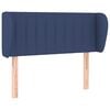 vidaXL Uzglavlje s u&scaron;ima plavo 83x23x78/88 cm od tkanine