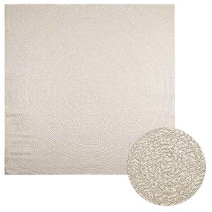 vidaXL Tepih ZIZUR 240 x 240 cm s izgledom jute unutarnji i vanjski