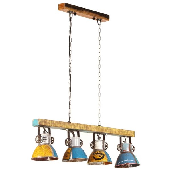 vidaXL Industrijska stropna svjetiljka 25 W višebojna 111 cm E27