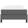 vidaXL Krevet s opruga kutije Tamno siva 90 x 190 cm tkanina