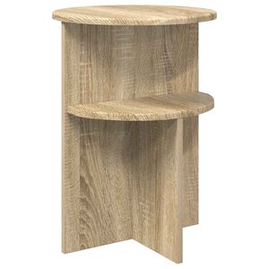 vidaXL Bocni stol Hrast sonoma &Oslash; 39,5 x 55 cm Konstruirano drvo