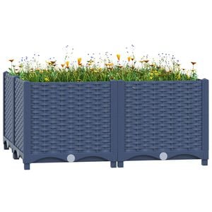 vidaXL Povi&scaron;ena gredica 80x80x38 cm od polipropilena