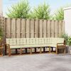 vidaXL Set vanjskih sofa s jastukom 6 pcs Prirodna i krem
