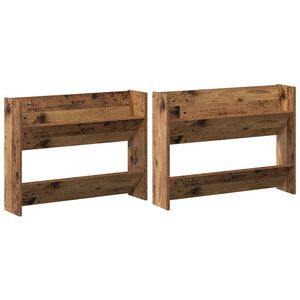vidaXL Ormar za cipele 2 kom. 80 x 18 x 60 cm Konstruirano drvo