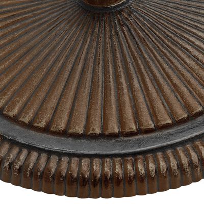 vidaXL Stalak za suncobran brončani 45 x 45 x 30 cm lijevano željezo