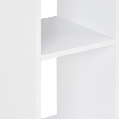 vidaXL Barski stol bijeli i boja hrasta sonome 60 x 60 x 110 cm