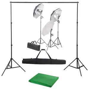 vidaXL Oprema za fotografski studio sa setom svjetiljki i pozadinom