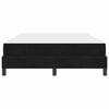 vidaXL Krevet s opruga kutije s madracem Crna 140 x 200 cm tkanina