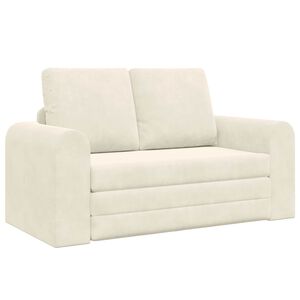 vidaXL Krevet na razvlačenje Krema 148 x 71 x 83 cm Bar&scaron;un