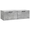 vidaXL TV ormar za zid Betonska siva 98 x 41 x 30 cm Konstruirano drvo