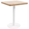 vidaXL Bistro stol svjetlosmeđi 60 x 60 cm MDF