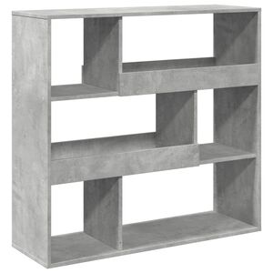 vidaXL Ormarić za knjige / sobna pregrada boja betona 100x33x94,5 cm