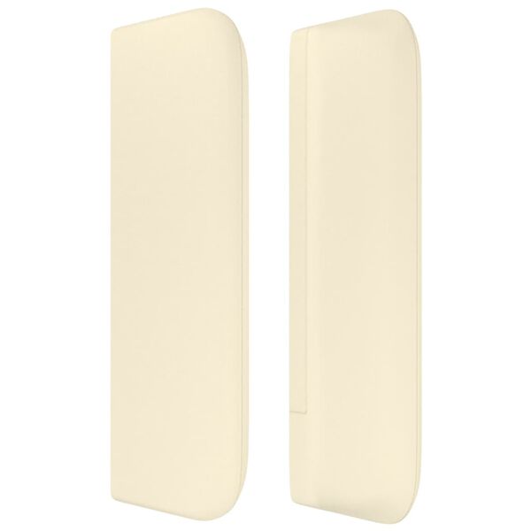 vidaXL Uzglavlje s u&scaron;ima krem 83x16x78/88 cm od od umjetne kože