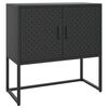 vidaXL Komoda crna 75 x 35 x 75 cm čelična