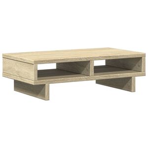 vidaXL Stalak za monitor boja hrasta 50x27x15 cm konstruirano drvo