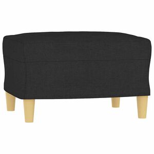 vidaXL Tabure crni 60 x 50 x 41 cm od tkanine