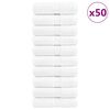 vidaXL Ručnici za goste SOLUND 50 kom bijele 30x50 cm 600 gsm