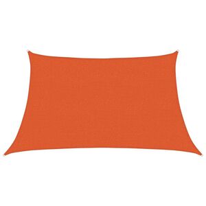 vidaXL Jedro za za&scaron;titu od sunca 160 g/m&sup2; Trapezoidno narančasto 3/4x2 m HDPE