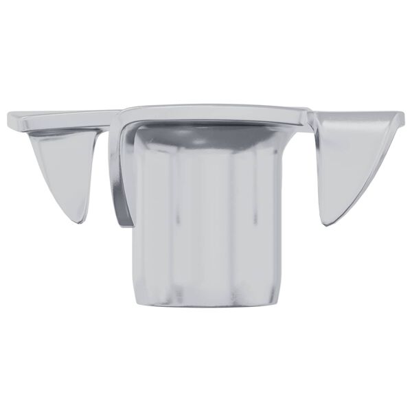 vidaXL Urezana T-matica 12 pcs Srebrno M6 mm Čelik