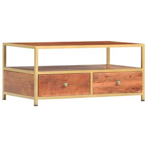 vidaXL Stolić za kavu 90 x 50 x 40 cm od masivnog drva bagrema