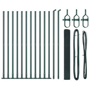 vidaXL Stup za ogradu Zelena