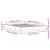 vidaXL Okvir za krevet boja hrasta 120 x 200 cm od konstruiranog drva