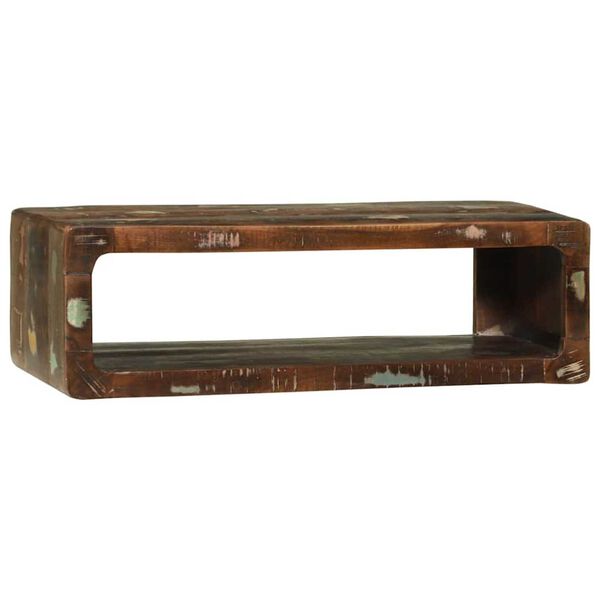 vidaXL TV Komoda s policom s pohranom Šareni Čvrsto drvo iz reciklaže