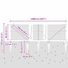 vidaXL Stup za ogradu Srebrno 100 x 0,8 m (mreža 13 mm) Čelik