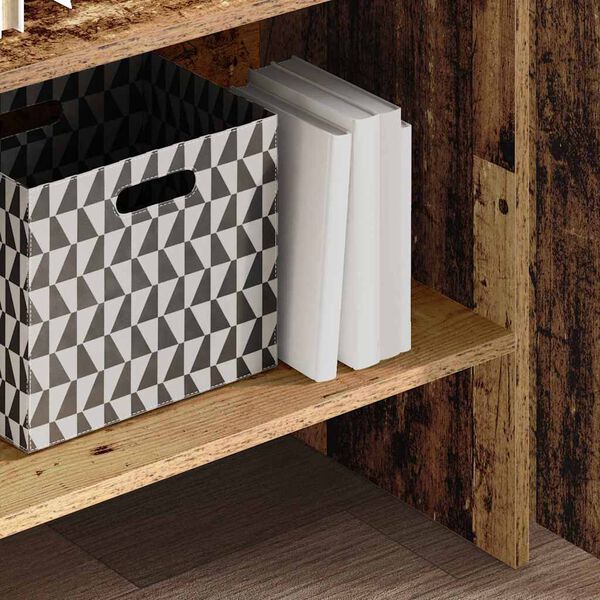 vidaXL Ormarić za knjige Staro drvo 60 x 35 x 180 cm Konstruirano drvo