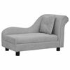 vidaXL Sofa za pse s jastukom siva 83 x 44 x 44 cm pli&scaron;ana