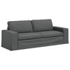 vidaXL Sofa 180cm 2 pcs Tamno siva Metal