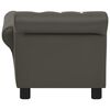 vidaXL Sofa za pse tamnosiva 83 x 45 x 42 cm od umjetne kože