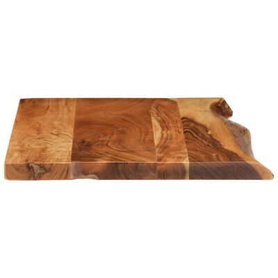vidaXL Vrh za kupaonski ormarić od bagremovog drva 80x52x3,8 cm