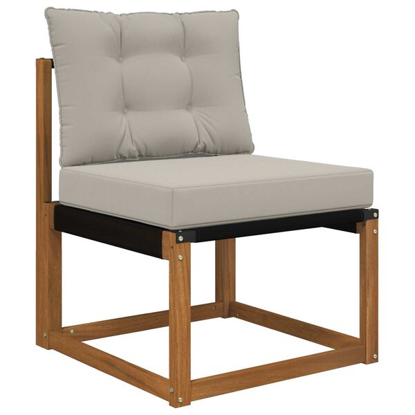 vidaXL Jastuk za vanjsku sofU 2 pcs Sivi Poliester