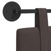 vidaXL Držeće uzglavlje Zidne Tamno smeđa 150 x 55 x 5 cm tkanina