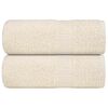 vidaXL Ručnici za pranje FROGN 2 kom. krem 30x30 cm 360 g/m&sup2;