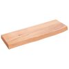 vidaXL Zidna polica svjetlosmeđa 60 x 20 x 4 cm od obrađene hrastovine