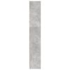 vidaXL Regal za knjige boja betona 80x24x143 cm konstruirano drvo