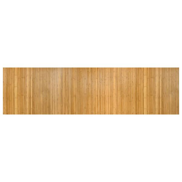 vidaXL Tepih pravokutni prirodni 80 x 300 cm od bambusa