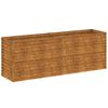 vidaXL Povi&scaron;ena vrtna gredica 196x50x69 cm Corten čelik