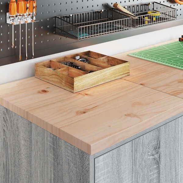 vidaXL Garažni ormar za odlaganje 40x51x85 cm masivne borovine