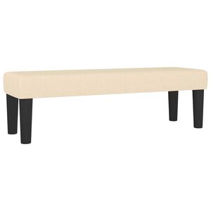 vidaXL Klupa krem 100x30x30 cm od tkanine