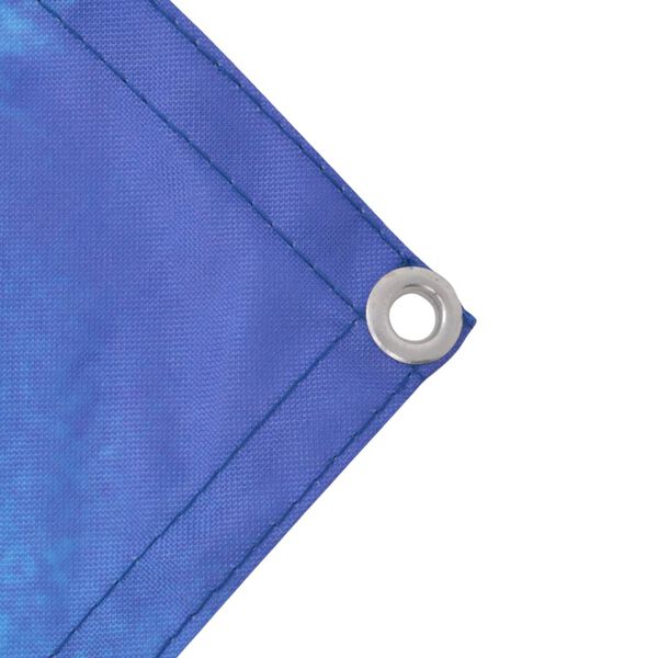 vidaXL Balkonski zastor od tkanine Oxford 75x600 cm s uzorkom jezera