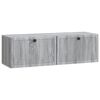 vidaXL TV ormar za zid Siva sonoma 98 x 31 x 30 cm Konstruirano drvo