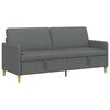 vidaXL Sofa s pohranom Tamnosiva 192 x 78 x 87 cm Poliester