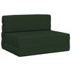 vidaXL Sofa na razvlačenje Tamnozelena 70 x 72 x 60 cm Tkanina