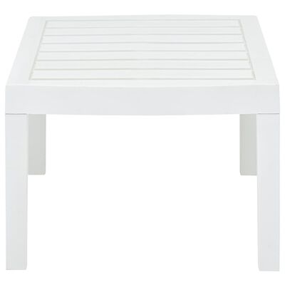vidaXL Vrtni stol bijeli 78 x 55 x 38 cm plastični